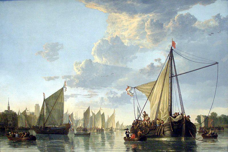Aelbert Cuyp Hafen von Dordrecht oil painting image